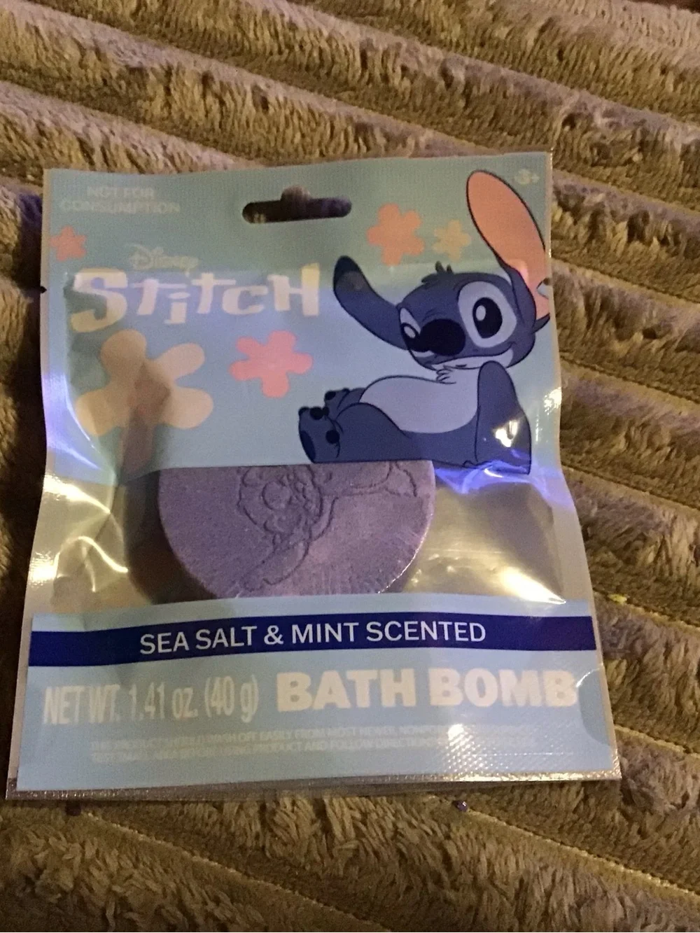 Disney Stitch Pink and Blue Citrus Bath Time Crumbs Pack